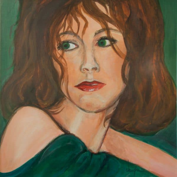 Painting of C. Jill by Vaughn Greditzer